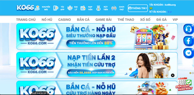 ko66 khuyến mãi cho game bắn cá