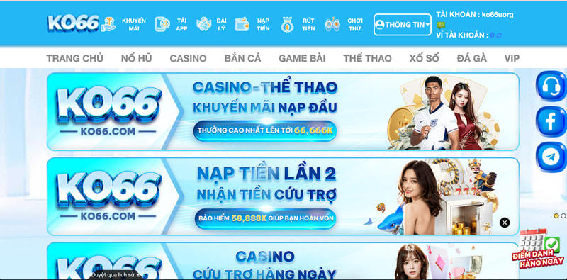 khuyến mãi ko66 dành cho game casino